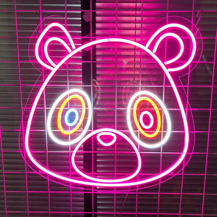 Graduation Bear Neon Sign Custom Animal Neon Light Sign Bar Decor Shop Decor Birthday Gift Wall Decor Room Decor Birthday Party  Sign