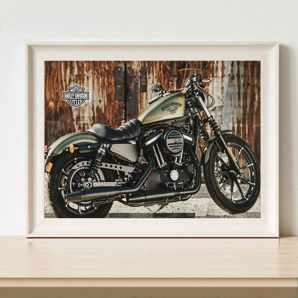 Motorcycle 5D DIY Diamond Painting Kit Resin Full Round Home Wall Art Craft