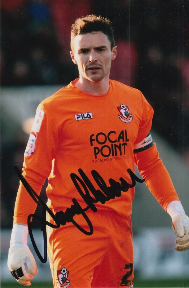 BOURNEMOUTH HAND SIGNED DARRYL FLAHAVAN 6X4 Photo Poster painting 1.