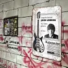 John Lennon - Panneaux en &eacute;tain m&eacute;tallique(20*30cm/30*40cm) - Musique