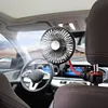 Auto Air Circulator 3 Gear Portable Ventilation Fan Rear Seat Fan for Auto Truck
