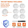 6Pcs Dispensing Valve Silicone Valve&Plastic Insert for Gatorade Gx Water Bottle