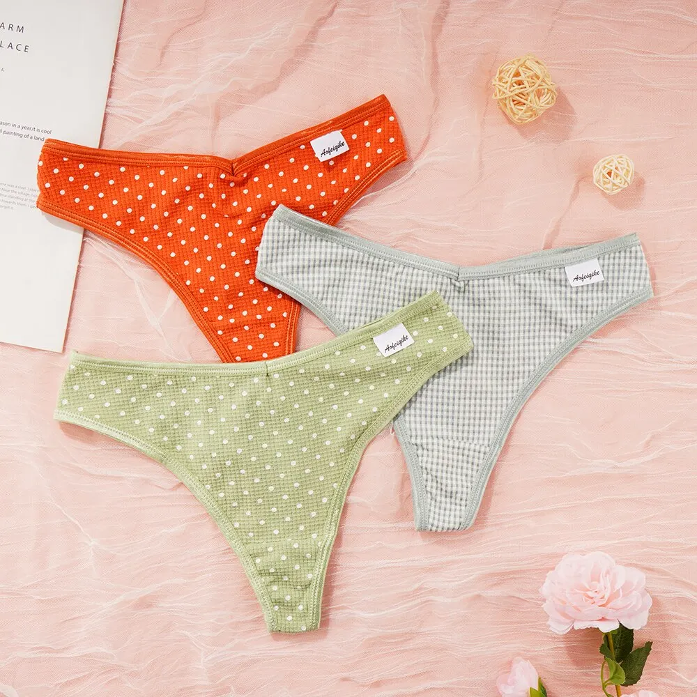 Billionm PCS Cotton Women's Underwear Sexy G String Seamless Panties Thong Low Waist Girls Briefs Soft Casual Lingerie