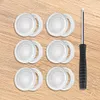 6Pcs Dispensing Valve Silicone Valve&Plastic Insert for Gatorade Gx Water Bottle