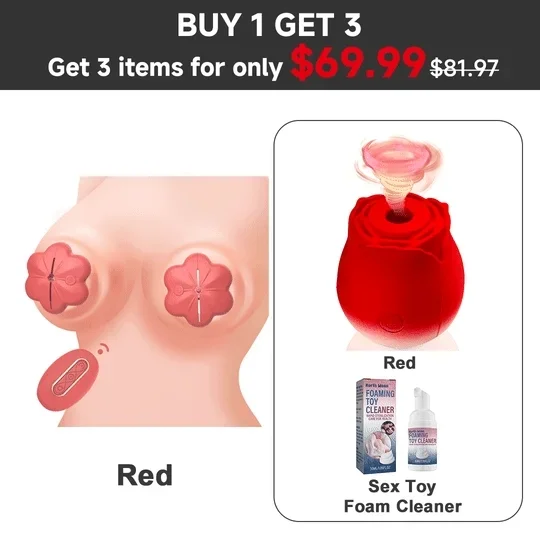 Wireless Nipple Toys with 10 Vibration Patterns and Soft Liquid Silicone for Comfort