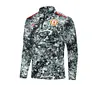 2024/2025 Manchester United Half-Pull Training Suit Green print Football Shirt 1:1 Thai Quality Set