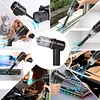 Handheld Vacuum Cordless, Car Vacuum Cordless Rechargeable 9000Pa, Hand Held Vacuum, Mini Vacuum with Blower, Portable Car Vacuum with LED Light