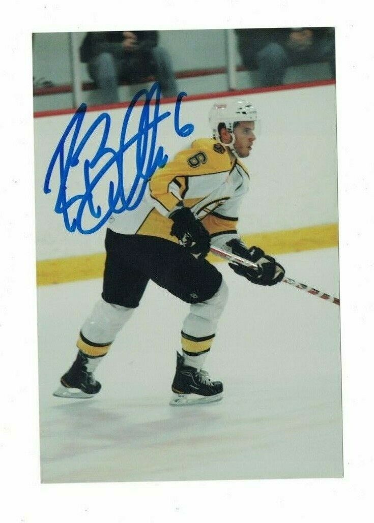 Ryan Button Providence Bruins Signed 4x6 Hockey Photo Poster painting W/Our COA