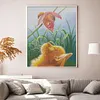 Staring Cat-14CT Stamped Cross Stitch 44*56cm/17.32*22.05in tapestrymarket