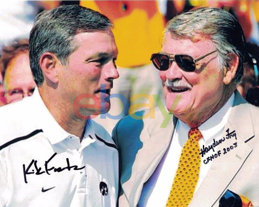 Kirk Ferentz Signed 8x10 Autographed Photo Poster painting reprint