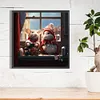 uk.everydayedeals (Limited Stock)Diamond Painting - Round AB Drills - Winter Night Mouse(45*45cm)