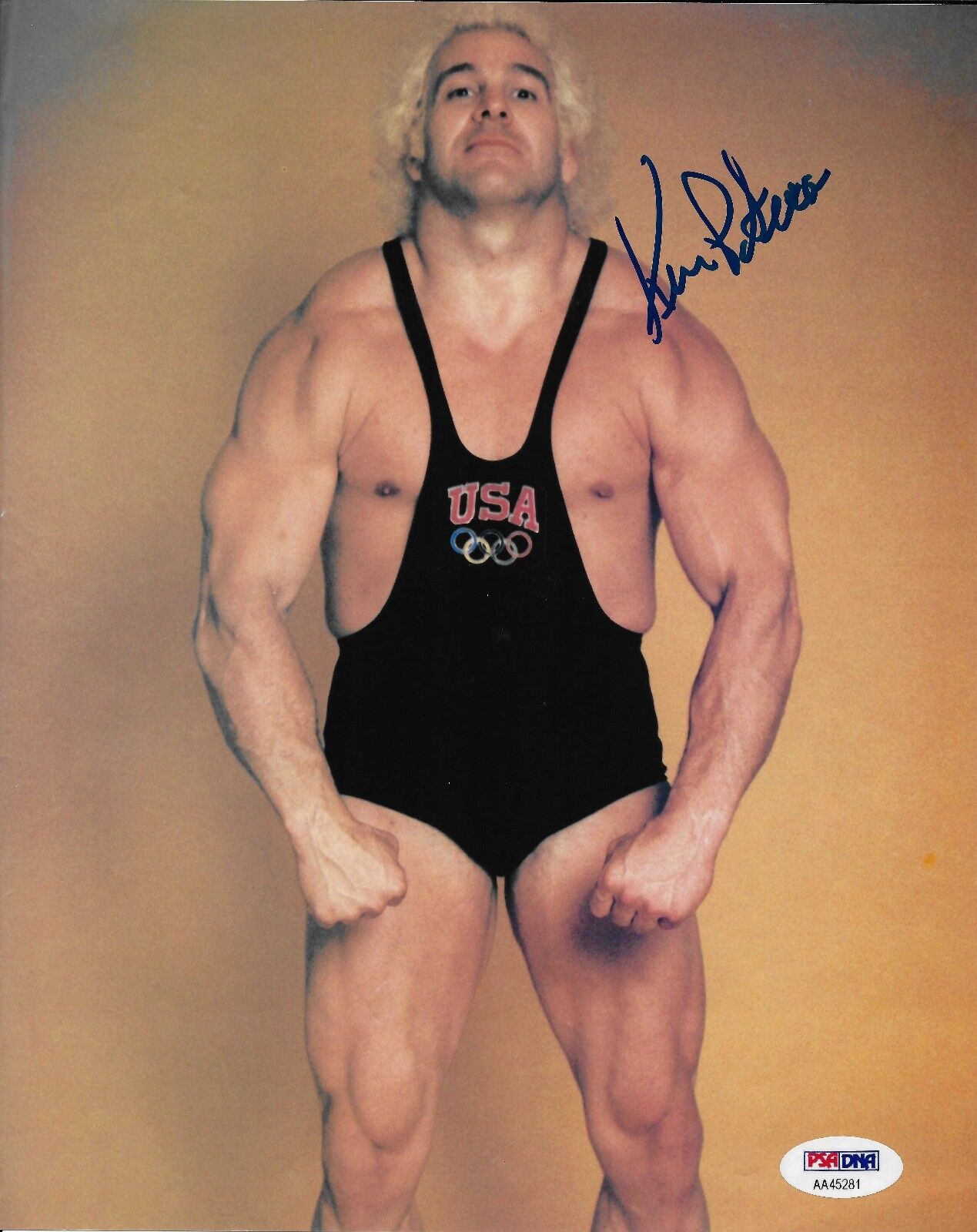 Ken Patera Signed WWE 8x10 Photo Poster painting PSA/DNA COA 1972 Olympics USA Picture Autograph