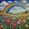 Pearl Full DIY 5D Round Drill Gem Art Diamond Painting Kits 15.75x15.75 in Diamond Dots Paintings Picture Arts Craft Diamond Art Kits for Adults Beginner Home Wall Decor