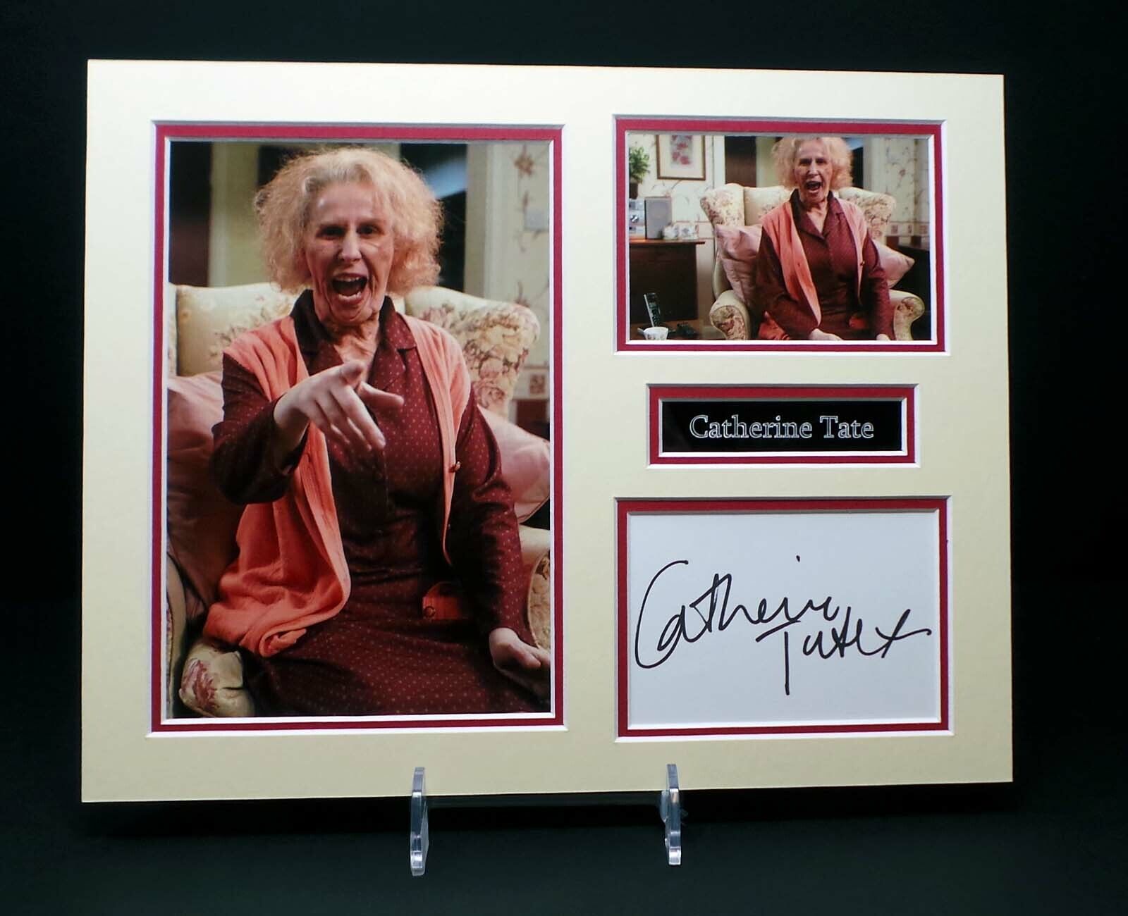 Catherine TATE RARE Signed Mounted Nan Photo Poster painting Display AFTAL RD COA Comedian