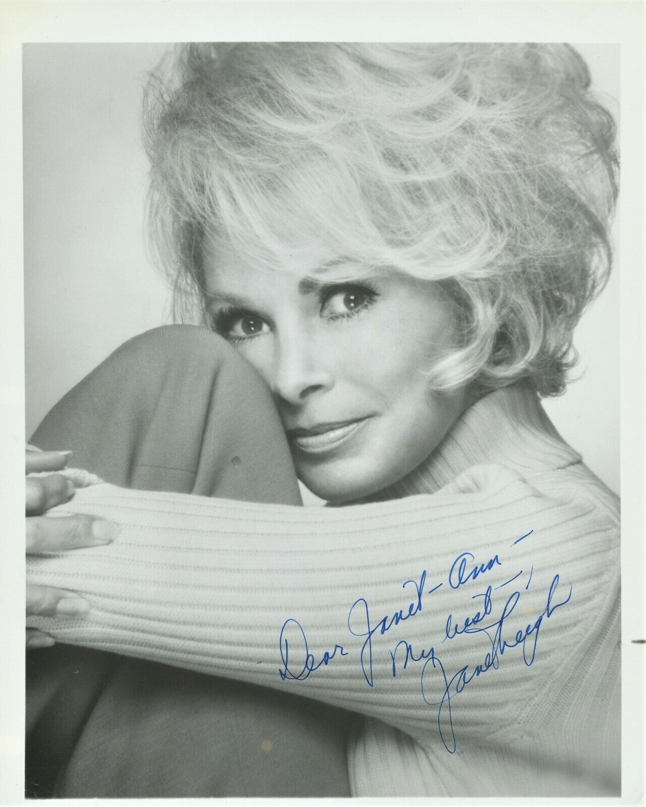 Lovely JANET LEIGH Signed Photo Poster painting