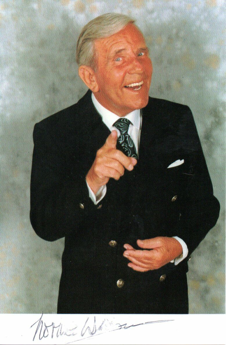 Sir Norman Wisdom Signed 5 by 4 inches Genuine Signature Photo Poster painting