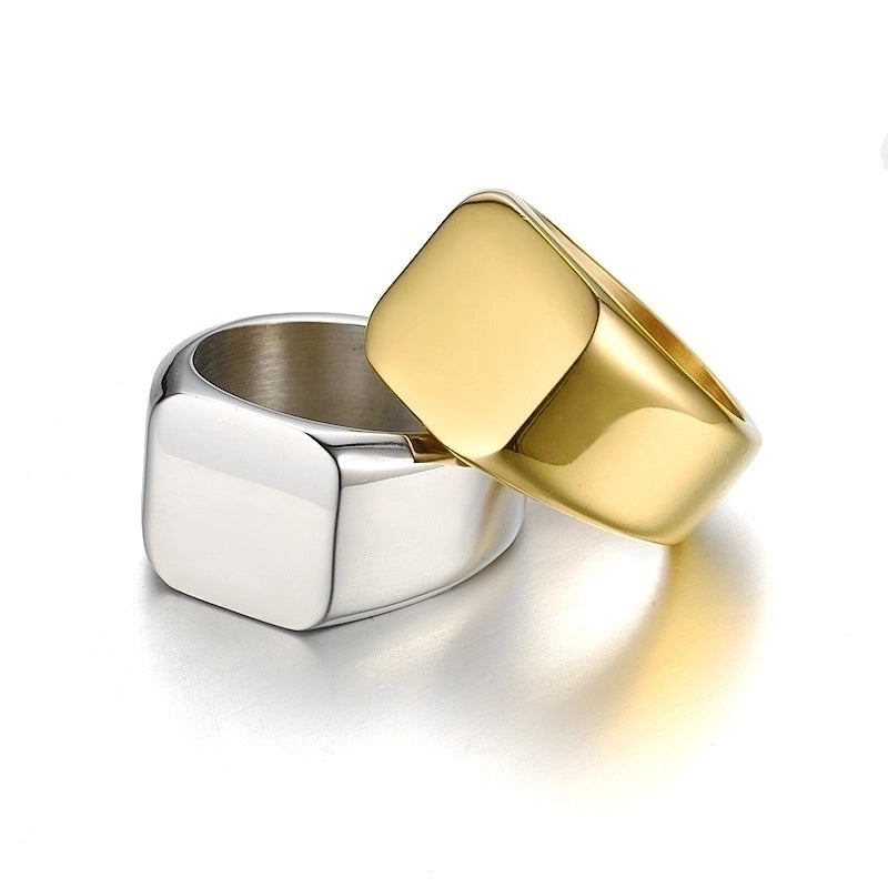 Fashion Geometric Stainless Steel No Inlaid 18K Gold Plated