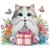 Diamond Painting-DIY Crystal Rhinestone Surprised Kitty