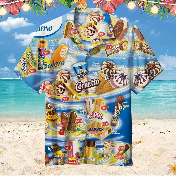 Ice Cream | Unisex Hawaiian Shirt