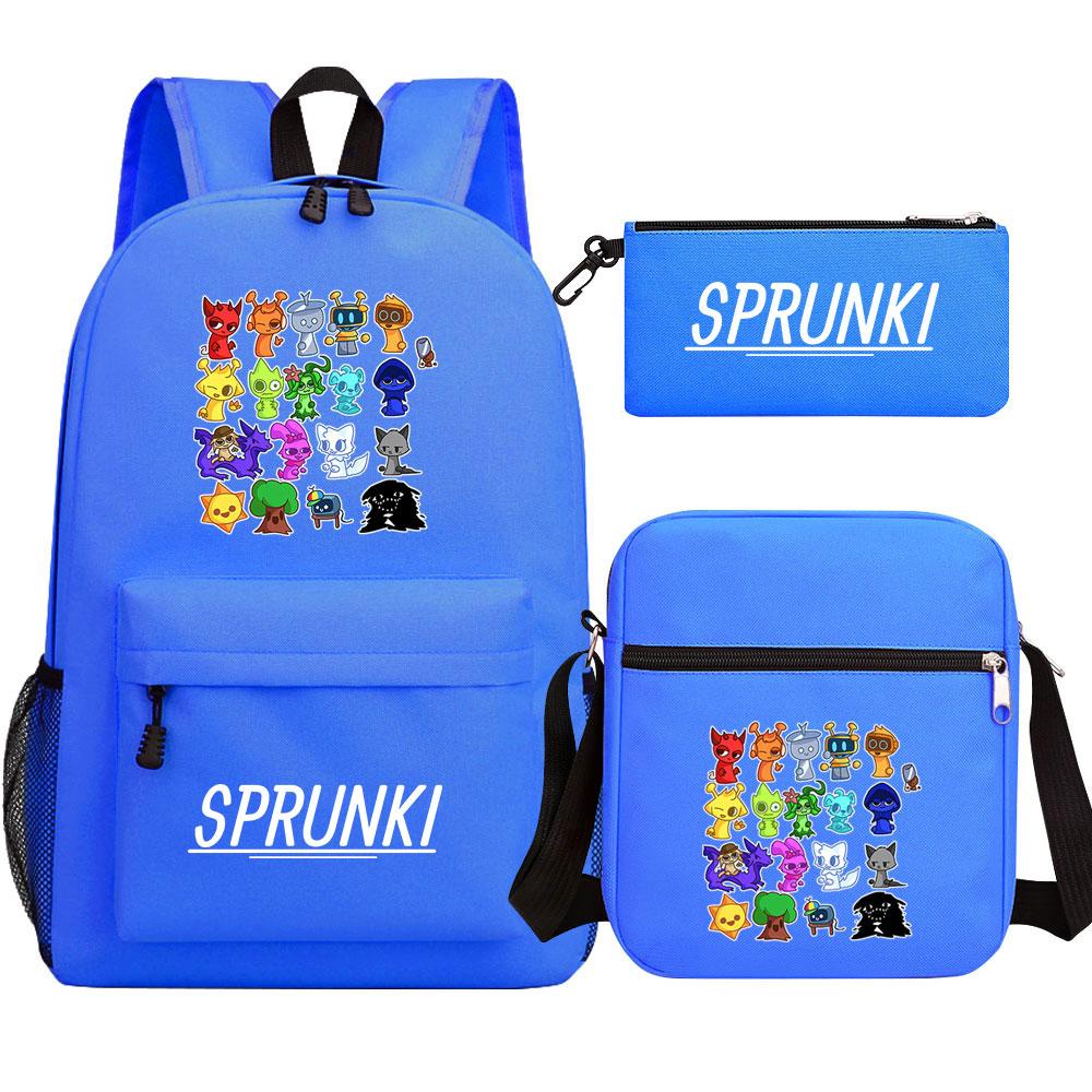 Mayoulove Sprunki Backpack Lightweight Design with Multiple Pockets for School Adventures-Mayoulove