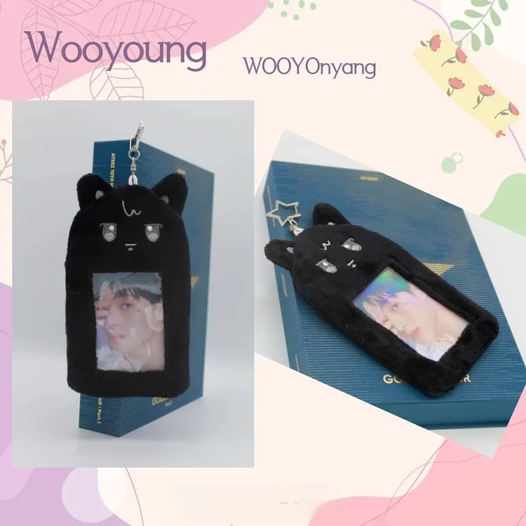 ATEEZ Golden Hour Part 2 Aniteez Plush Photocard Holder