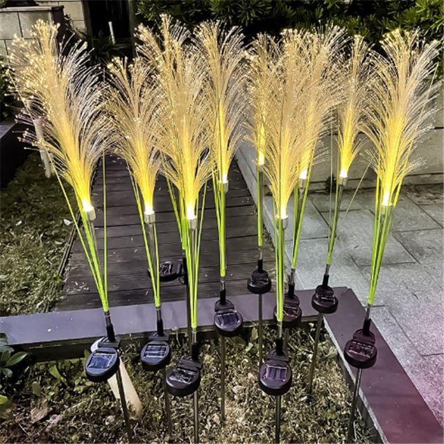 Reed Fiber Optic Light【Outdoor Solar Garden Lights】