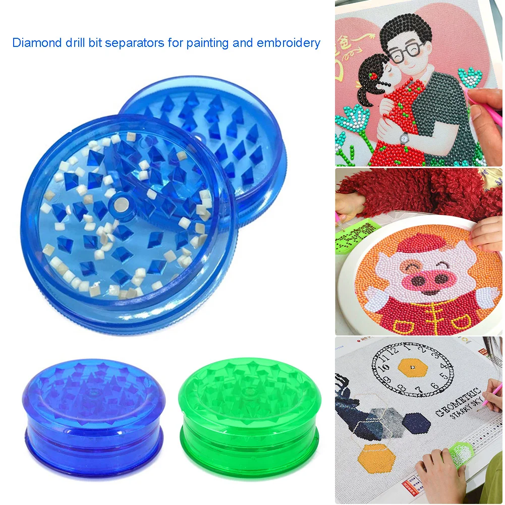 Diamond Painting Drill Separator Round Square Drills Embroidery Divider(Random Color)