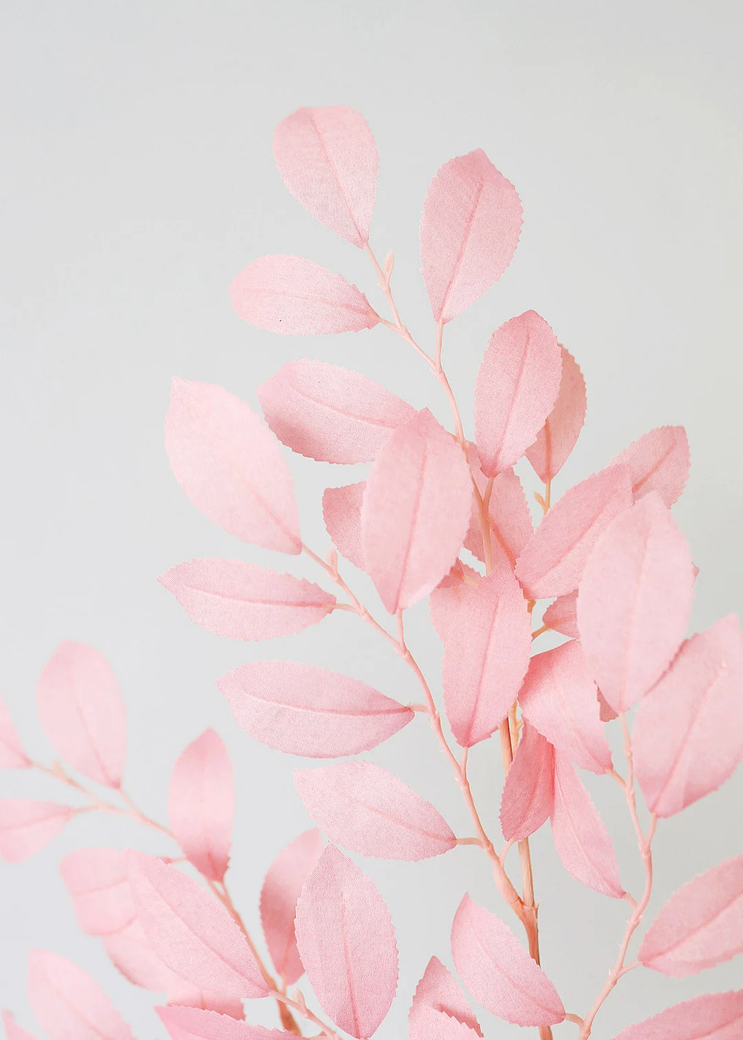Pink Artificial Ruscus Leaves - 26"