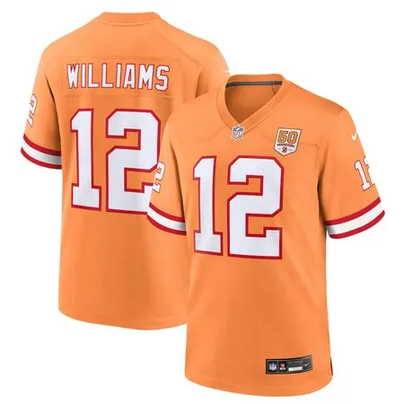 Youth Tampa Bay Buccaneers #12 Doug Williams  Creamsicle 50th Season Game Jersey