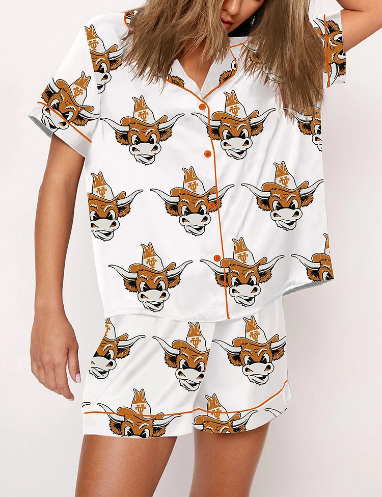 Women's Blast from the Past Vintage Longhorn Football Pajama Set