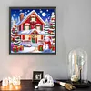 Christmas House - Diamond Painting - Partial Special Shaped Drill(Canvas|30*30cm)