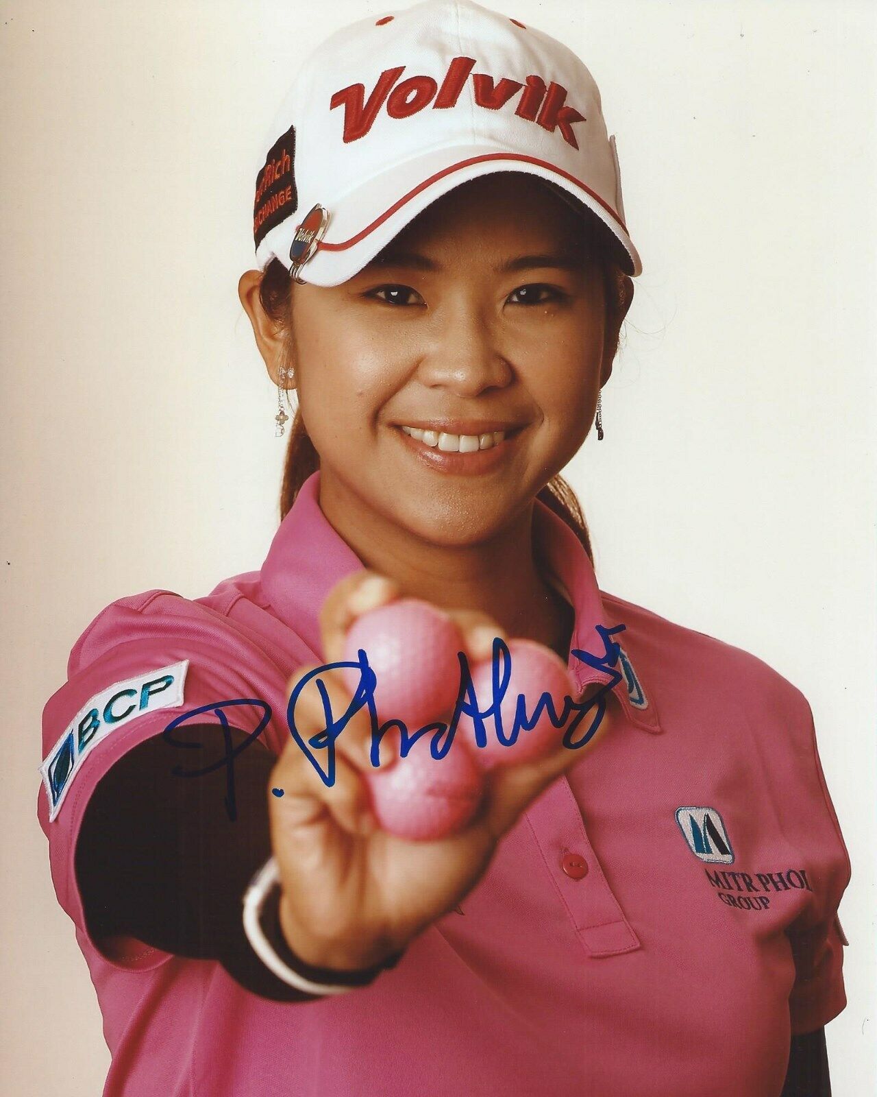 Pornanong Phatlum Signed 8×10 Photo Poster painting LPGA Autographed COA D