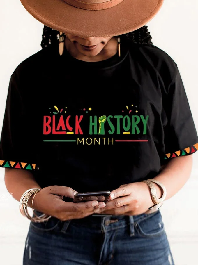 Women's Black History Month Print T-Shirt