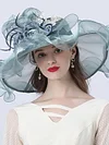 Women's Floral Bucket Hat Largr Brim Flower Decoration UV Protection Sun Hat