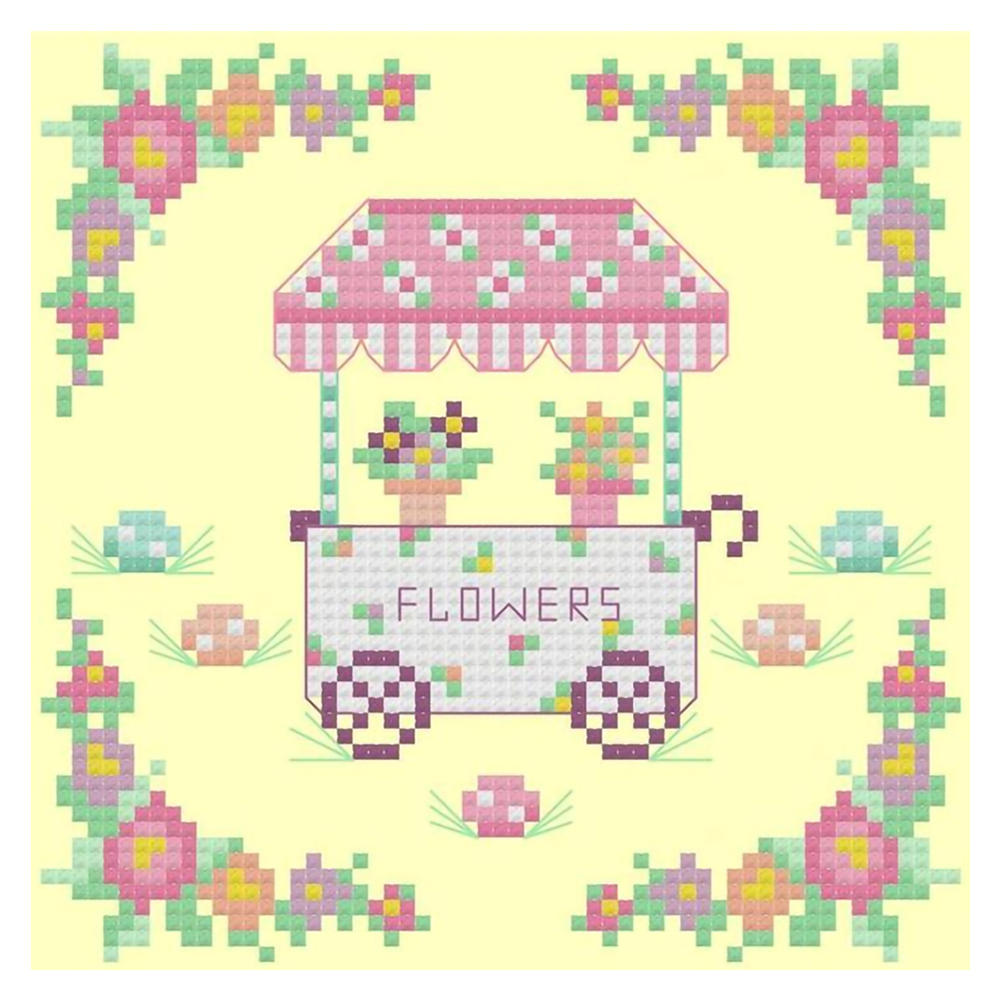 

Easter Bunny - 11CT Stamped Cross Stitch - 30*30CM, 501 Original