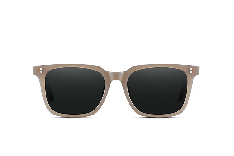 ANDWOOD Mens Sunglasses Polarized UV Protection Wooden Frame Beach Sun Glasses Womens Square Wood Shades Mirrored Green - View #7