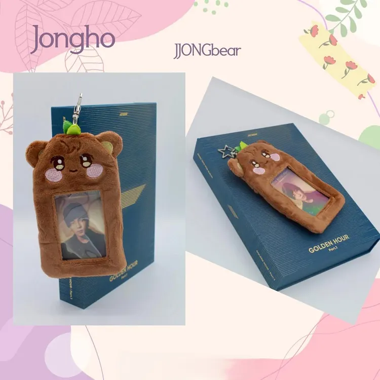 ATEEZ Golden Hour Part 2 Aniteez Plush Photocard Holder