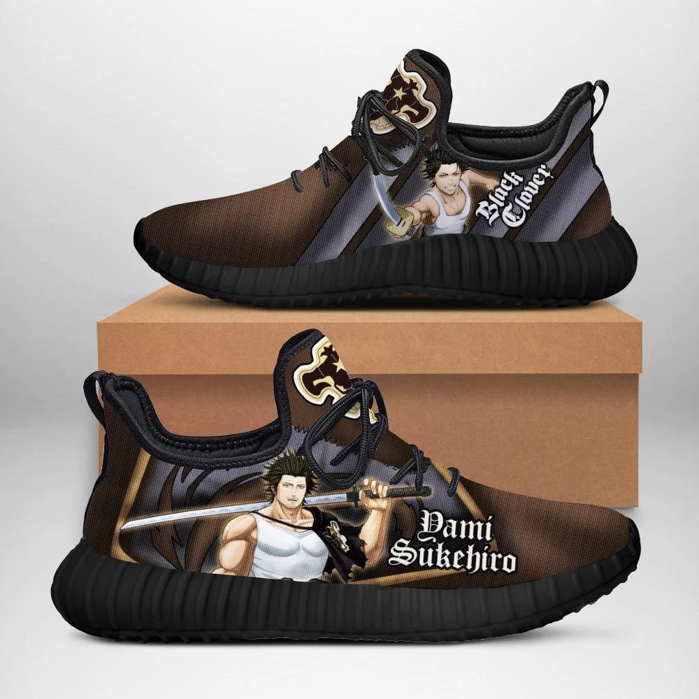 Kingofallstore - Black Clover Yami Reze Shoes Black Bull Knight Anime Sneakers