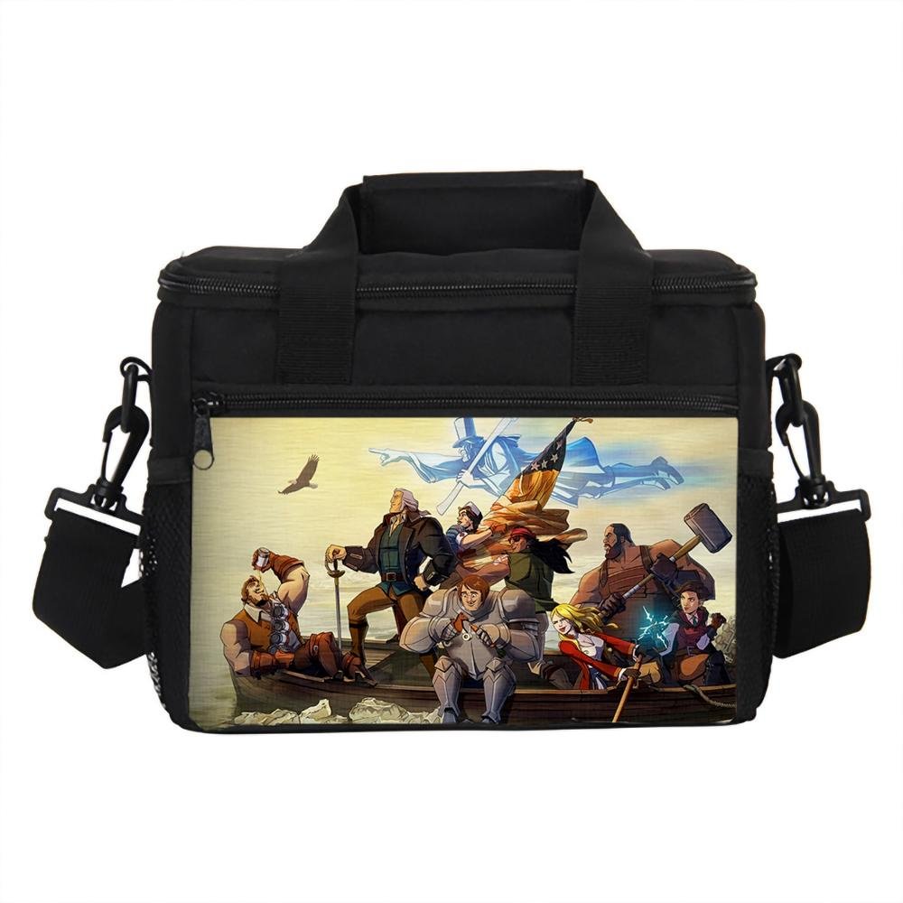 America The Motion Picture Portable Lunch Bag Multifunctional Storage Bag