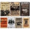 (Multi Style)Music - Vintage Metal Signs - 20*30cm - Music