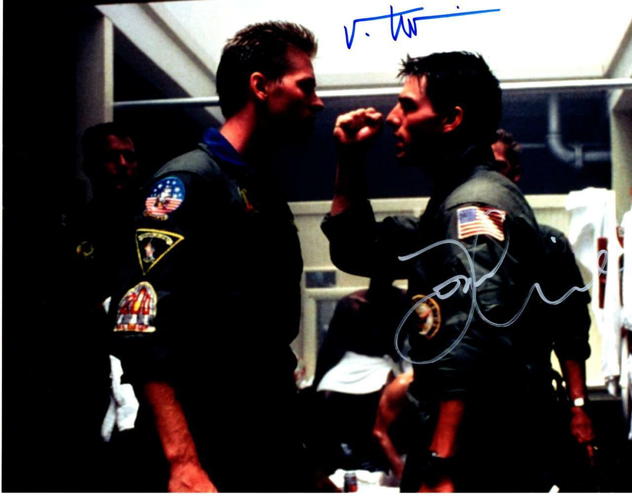 Val Kilmer Tom Cruise autographed 11x14 Photo Poster painting signed Picture Very Nice and COA