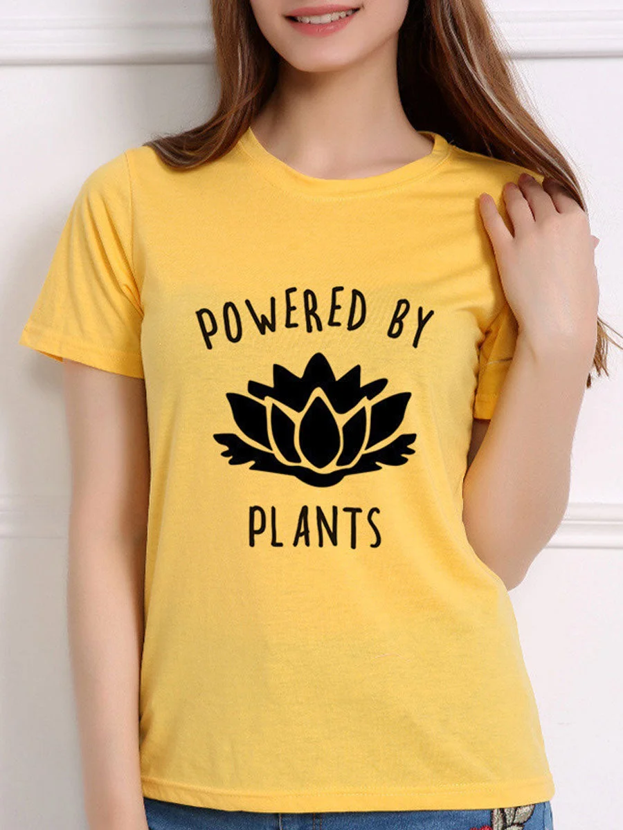 POWERED BY PLANTS T-shirt