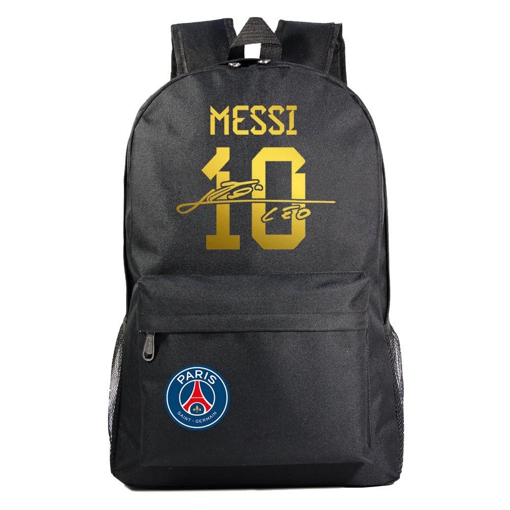 Buzzdaisy Get Your Young Soccer Star Ready with our Lionel Messi Theme School Bag - Durable, Waterproof and Laptop-Ready!
