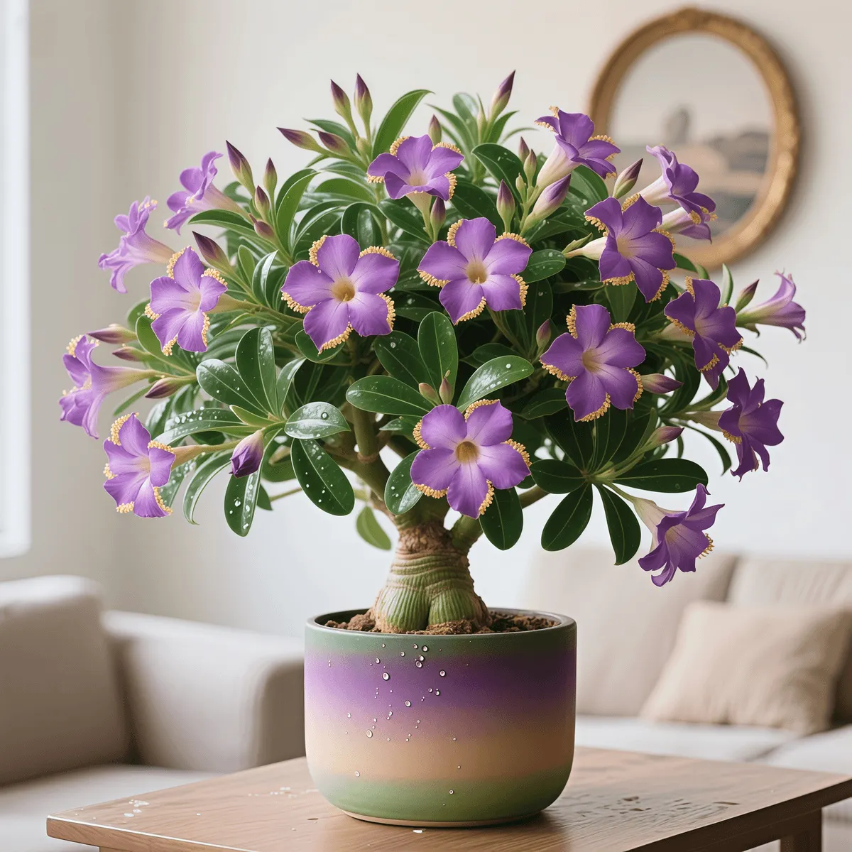 Rainbow Desert Rose - Cold and Heat resistant, Easy to survive