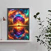 Diamond Painting-DIY Full Round Drill Colorful Abstract Tree(40*60CM)