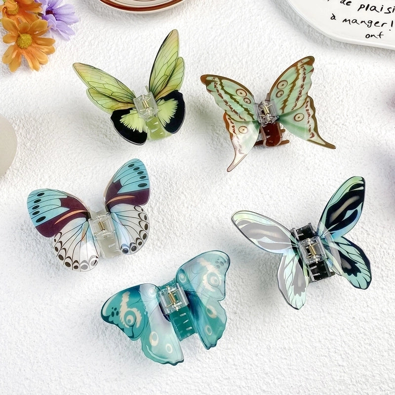 Women’s Minimalist Butterfly Arylic Hair Claws