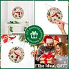 Snow DIY Diamond Painting Pendant 24cm Double-Sided Crystal Resin