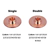 Axrayser Fiber Laser Nozzle High Speed D28 M11 H15 calibre 0.8-6.0 Single Double Layers for WSX WPCT Laser Cutting Head