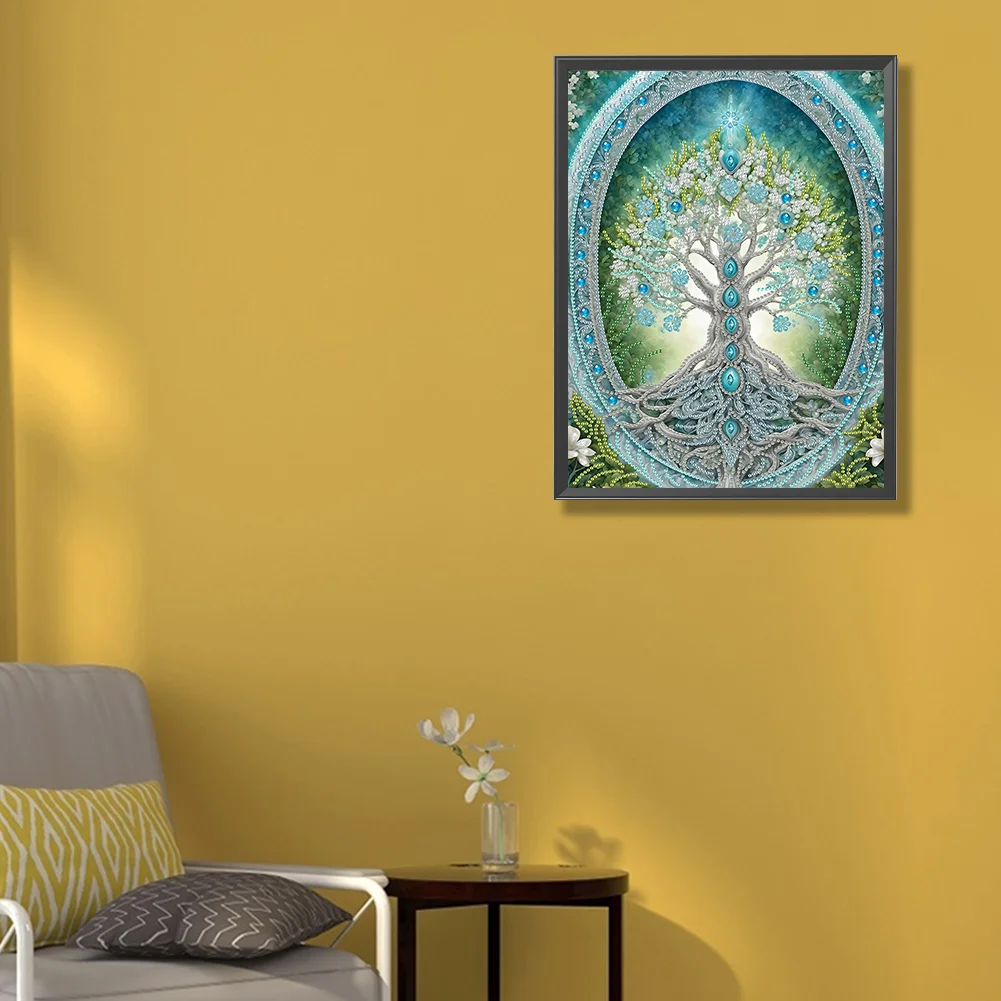 Diamond Painting - Partial Special Shaped Drill - Life Tree(Canvas|30*40cm)