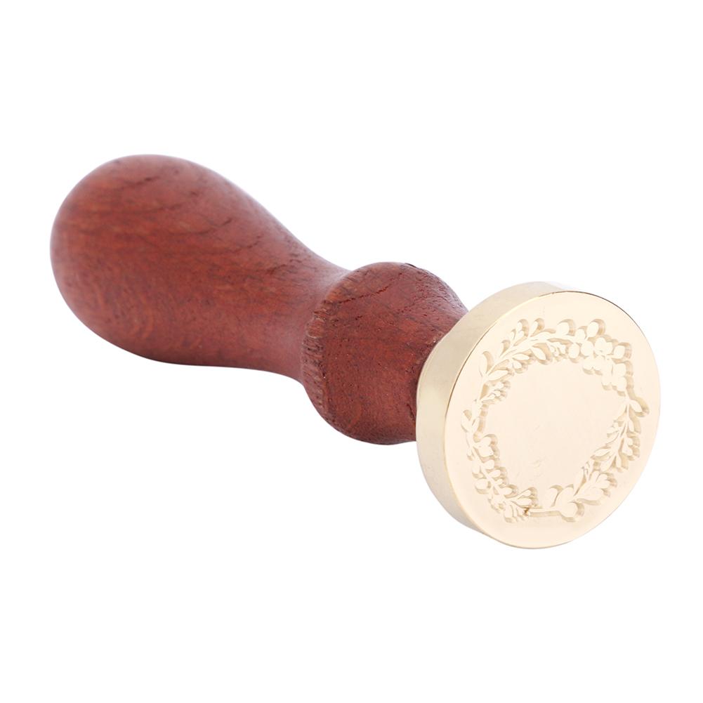 

Plant Wood Handle Metal Sealing Wax Stamps - Wax Seal Stamp, 501 Original